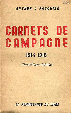 Carnets de Campagne (Arthur L. Pasquier 1938)